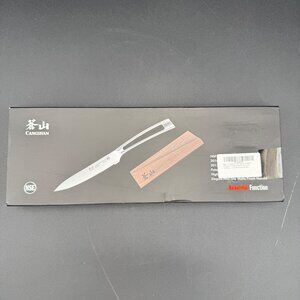 Cangshan TNI Series 5-Inch Serrated Utility Knife & Sheath Set